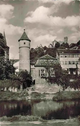 AK / Ansichtskarte Wertheim Main BW Kittsteintor Turm Tauber Fluss Schloss Stadtmauer Ufer