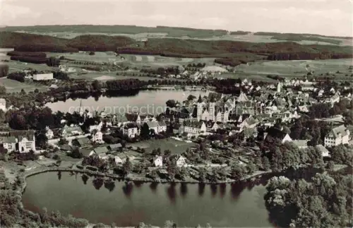 AK / Ansichtskarte Bad Waldsee See Stadtansicht Kirche Schloss Altstadt