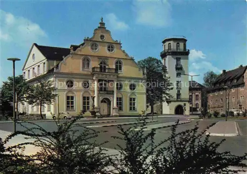 AK / Ansichtskarte KAssEL  CITY Ottoneum Theaterbau Papinbrunnen Zwehrenturm Barock Kunst-und-Kongressstadt
