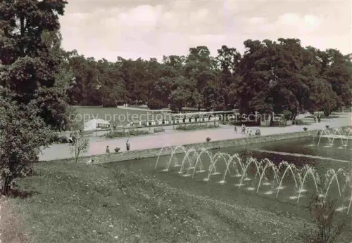 AK / Ansichtskarte Killesberg STUTTGART Hoehenpark-Killesberg Springbrunnen Park Saengerbundesfest Promenade Baeume