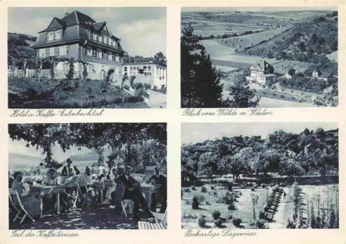 AK / Ansichtskarte BAD MERGENTHEIM BW Hotel-Erlenbachtal Kaffeeterrasse Liegewiese Parkanlage Mehrbildkarte