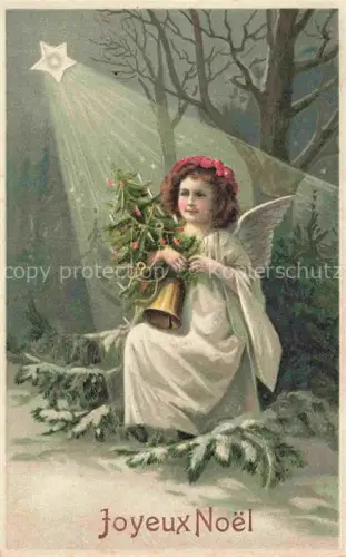 AK / Ansichtskarte Weihnachten Christmas X-Mas Noel Maedchen Engel 