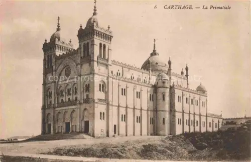 AK / Ansichtskarte Carthage  Karthago Carthago Tunesie La-Primatiale Kathedrale Kirche Fassade Kuppeln Tuermen