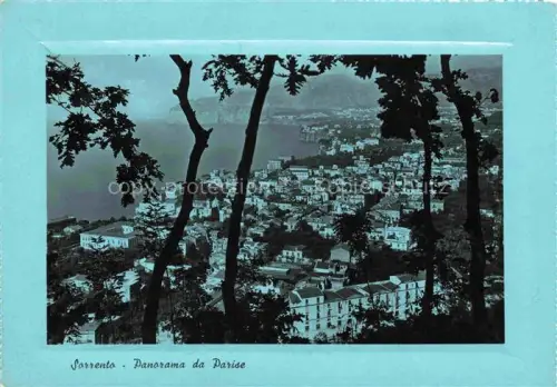 AK / Ansichtskarte SORRENTO  Sorrent Campania IT Parise Panorama Stadtansicht Meer Klippe Baeume Gebaeude