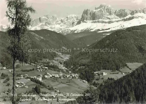 AK / Ansichtskarte Welschnofen Nova Levante Bolzano Suedtirol IT Val-d Ega Catinaccio Eggental Rosengarten Hotel-Cavallino-Bianco Bergtal Dolomiten