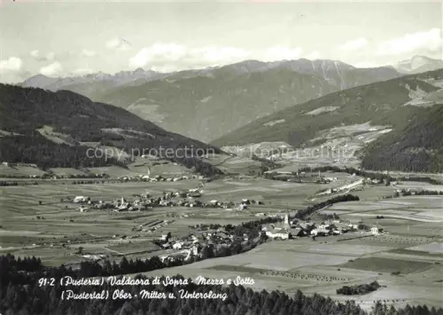 AK / Ansichtskarte Oberolang Valdaora di Sopra Pustertal IT Valdaora-di-Sopra Pustertal Panorama Tal Wiesen Bergdoerfer Kirche Berge