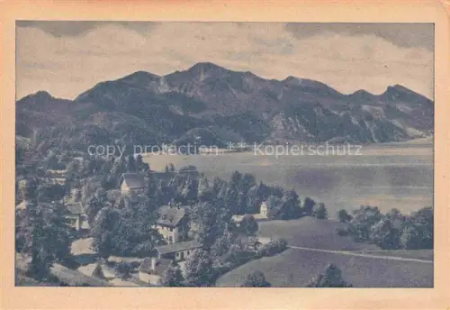 AK / Ansichtskarte Kochel am See Bayern Kochelsee Herzogstand Heimgarten Berge Alpen See Loisachwinkel