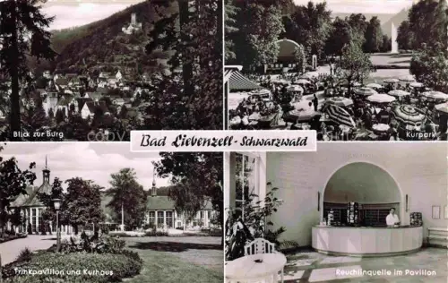 AK / Ansichtskarte BAD LIEBENZELL BW Burg Kurpark Trinkpavillon Kurhaus Reuchlinquelle Schwarzwald Kurort Mehrbildkarte