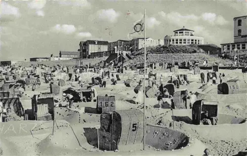 AK / Ansichtskarte WANGEROOGE Wangeroog Nordseebad Strand Strandkoerbe Nordsee Nordseeheilbad Pavillon Strandbad Badegaeste