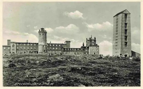 AK / Ansichtskarte BROCKEN Harz Sachsen-Anhalt Brockenhaus Harz Gipfelplateau Fernmeldeturm Hochheide Berghotel
