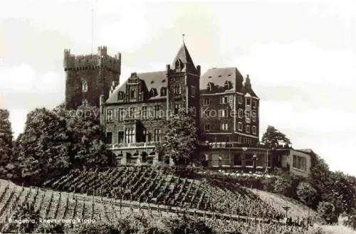 AK / Ansichtskarte Bingen Rhein Rheinland-Pfalz Burg-Klopp Burgturm Schloss Weinberge Weinreben Rhein