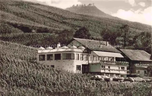 AK / Ansichtskarte Umweg Baden Weinrestaurant-Winzerstuben Bocksbeutel Weinberge Burgberg Hotel Parkplatz Autos