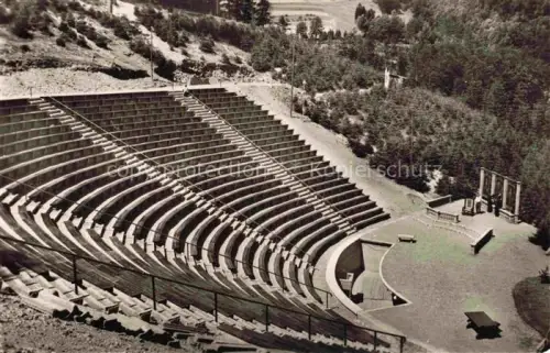 AK / Ansichtskarte Meiningen Thueringen Naturtheater Amphitheater Zuschauerraum Buehne Deutsch-Sowjetische-Freundschaft Wald Freilichtbuehne
