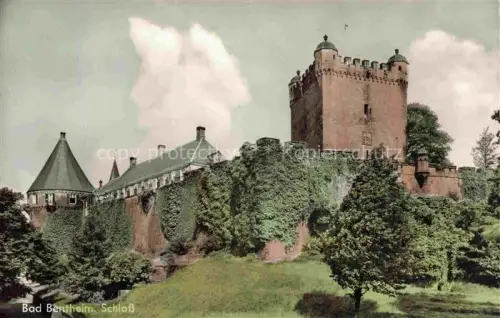 AK / Ansichtskarte Bad Bentheim Schloss Burg Turm Sandstein Baeume Burganlage