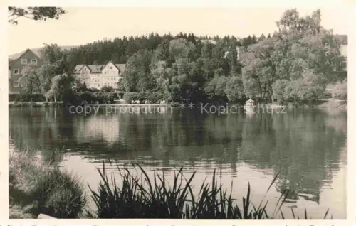AK / Ansichtskarte Braunlage Harz Niedersachsen Schlossberg See Villa Wald Reflexion Teich Pavillon Harz