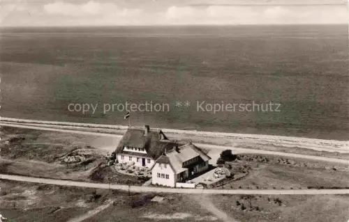 AK / Ansichtskarte Schmiedendorf Hotel-Genueser-Schiff Ostseebad Ostsee Fliegeraufnahme Reetdach Kueste Strand