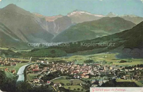 AK / Ansichtskarte GLARUS Glaris GL Freiberge Fluss Tal Ortschaft Berge Panorama Alpen