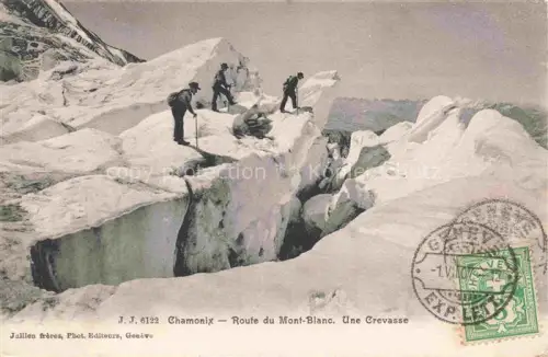AK / Ansichtskarte Gletscher Ferner Glacier Glaciar Ghiacciaio-- Chamonix Route du Mont Blanc 