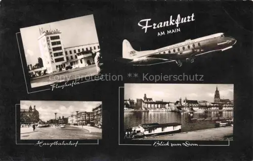 AK / Ansichtskarte Flughafen Airport Aeroporto Frankfurt am Main 