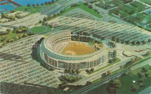 AK / Ansichtskarte Stadion Stadium Estadio-- William A. Shea Municipal New York 