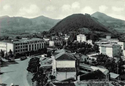 AK / Ansichtskarte Montegrotto Terme Padova Veneto IT Stadtansicht Thermalbad Euganaeische-Huegel Strasse Gebaeude Baeume