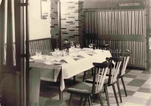 AK / Ansichtskarte MueNSTER Westfalen NRW Weinstube Ratskeller Innenraum Esstisch Stuehle Klinkermauerwerk Restaurant