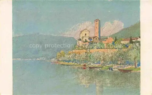 AK / Ansichtskarte FRANZONI Filippo (1857-1911) Kuenstlerkarte Schweiz Kinder von Rivapiana