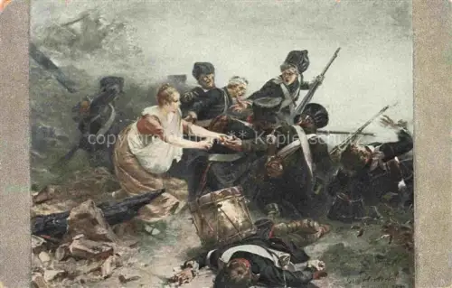 AK / Ansichtskarte HERTERICH M. Nuernberg Kuenstlerkarte Johanna Stegen die Heldin von Lueneburg 