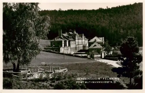 AK / Ansichtskarte Felbring Winzendorf Genesungsheim-Felbring Sanatorium Villa Nadelwald Rasen Gartenanlage