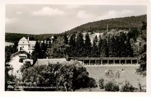 AK / Ansichtskarte Ober-Rohrbach Oberrohrbach Leobendorf Niederoesterreich AT Invalidenversicherungsanstalt Wien Sanatorium Wald Huegel Liegehalle