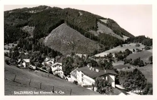 AK / Ansichtskarte Salzerbad Kleinzell Hainfeld Niederoesterreich AT Salzerbad Kurhaus Huegel Wald Bergwiese Haeuser