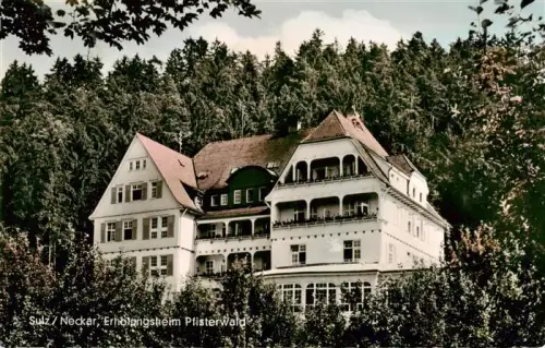 AK / Ansichtskarte Sulz Neckar Pfisterwald Erholungsheim Nadelwald Balkone Gebaeude