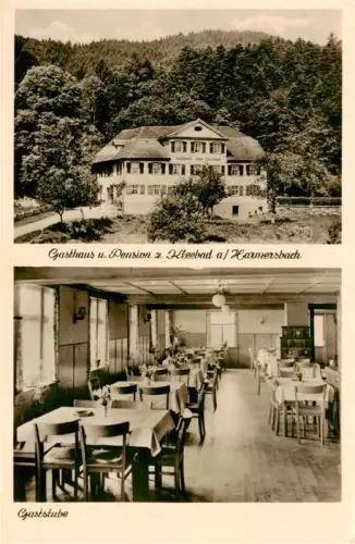 AK / Ansichtskarte Zell Harmersbach BW Kleebad Gasthaus Pension Gaststube Schwarzwald Nadelwald