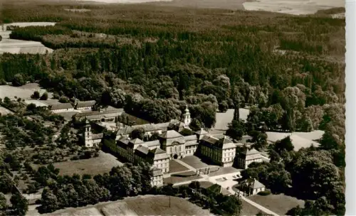 AK / Ansichtskarte Schloss Fasanerie Adolphseck (Kloster) Fulda Hessen Schloss-Fasanerie Adolphseck Schlossanlage Park Wald Barockschloss Fulda Luftbild