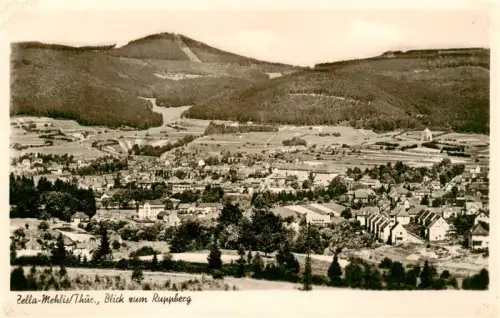 AK / Ansichtskarte Zella-Mehlis Thueringen Ruppberg Panorama Stadtuebersicht Berge Wald Talblick Thueringer-Wald