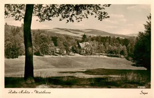 AK / Ansichtskarte Zella-Mehlis Thueringen Waldhaus Villa Wald Wiesen Berge Baeume Thueringer-Wald