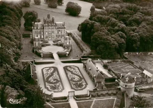 AK / Ansichtskarte Balleroy BAYEUX 14 Calvados Château Schlosspark Broderieparterre Rundturm Parkanlage Wald