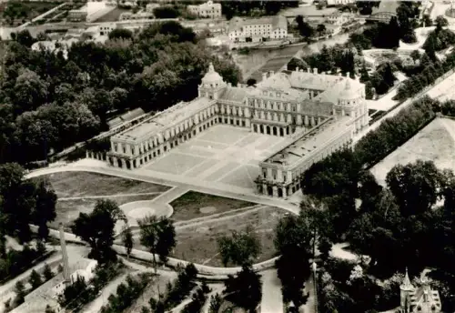AK / Ansichtskarte Aranjuez ES Palacio-Real Jardines Fliegeraufnahme Schloss Schlosspark Fluss Baeume