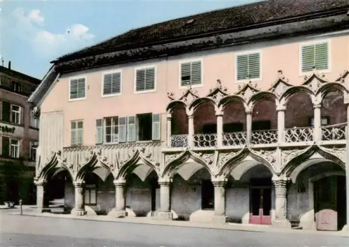AK / Ansichtskarte Bruck Mur Steiermark AT Kornmesserhaus Gotik Arkaden Loggia Fassade Platz