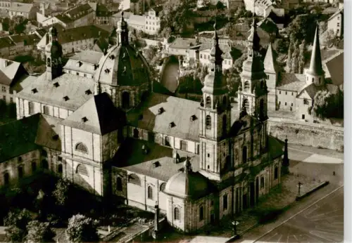 AK / Ansichtskarte FULDA Hessen Dom Barockstadt Fliegeraufnahme Barockkirche Tuerme Altstadt