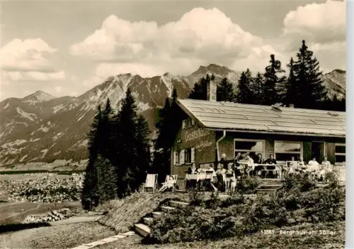 AK / Ansichtskarte SoeLLER Gasthaus Schrattenwang Oberstdorf Bayern Berghaus-am-Soeller Gaststaette Terrasse Berge Wald Allgaeu Alpen