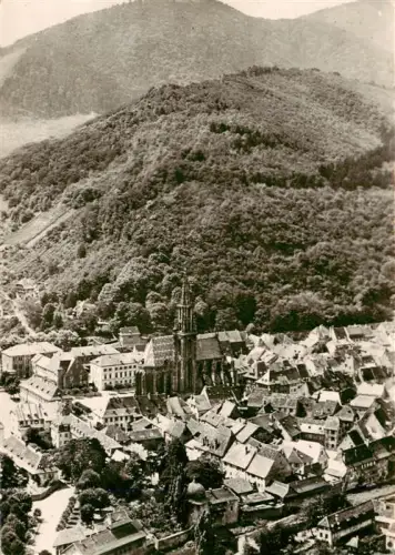 AK / Ansichtskarte Thann  ALsace 68 Haut-Rhin Vue-générale Rangen Kirche Altstadt Daecher Huegel Wald