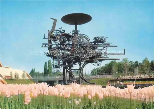 AK / Ansichtskarte Exposition Nationale Lausanne 1964 La metamecanique de Tinguely