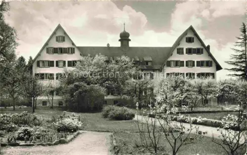 AK / Ansichtskarte Cologny GENEVE GE Ecole-Biblique-de-Genève Klostergebaeude Garten Baeume Giebel Zwiebeltuermchen