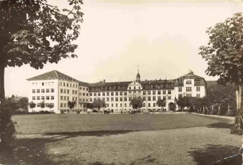 AK / Ansichtskarte Appenzell-Stadt IR Kollegium-St-Antonius Kantonsschule Schulgebaeude Rasen Baeume