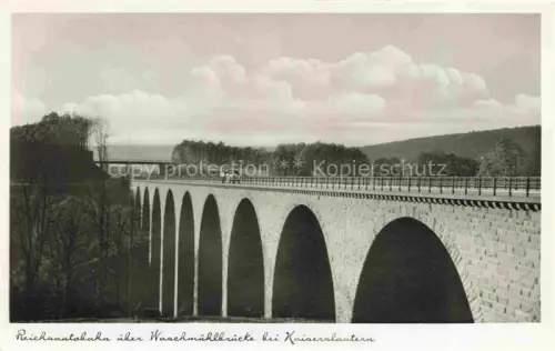 AK / Ansichtskarte Autobahn Autostrada Autoroute Highway Waschmuehlbruecke Kaiserslautern 