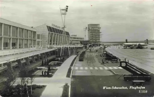 AK / Ansichtskarte Flughafen Airport Aeroporto Wien Schwechat 