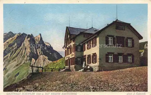 AK / Ansichtskarte GABERELL Foto Gaberell J. Nr. Gasthaus Schafler Saentisweg 