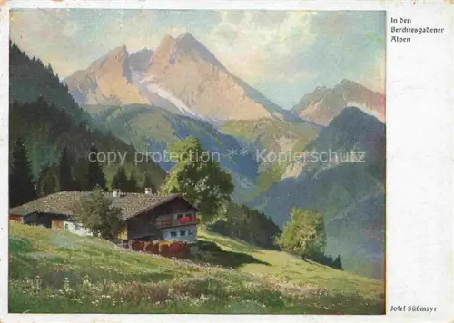 AK / Ansichtskarte SuessMAYR Josef Kuenstlerkarte In den Berchtesgadener Alpen 