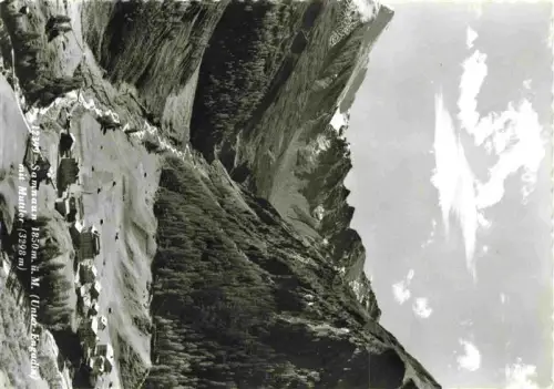 AK / Ansichtskarte Samnaun Dorf GR Muttler Bergtal Dorfansicht Wald Bach Bergpanorama Unter-Engadin